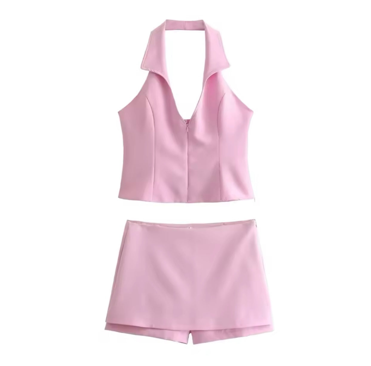 ‘AELA’ Pink Two Piece Set