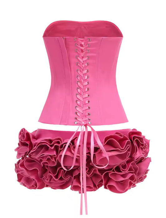 ‘LOVISA’ Pink Two Piece Set