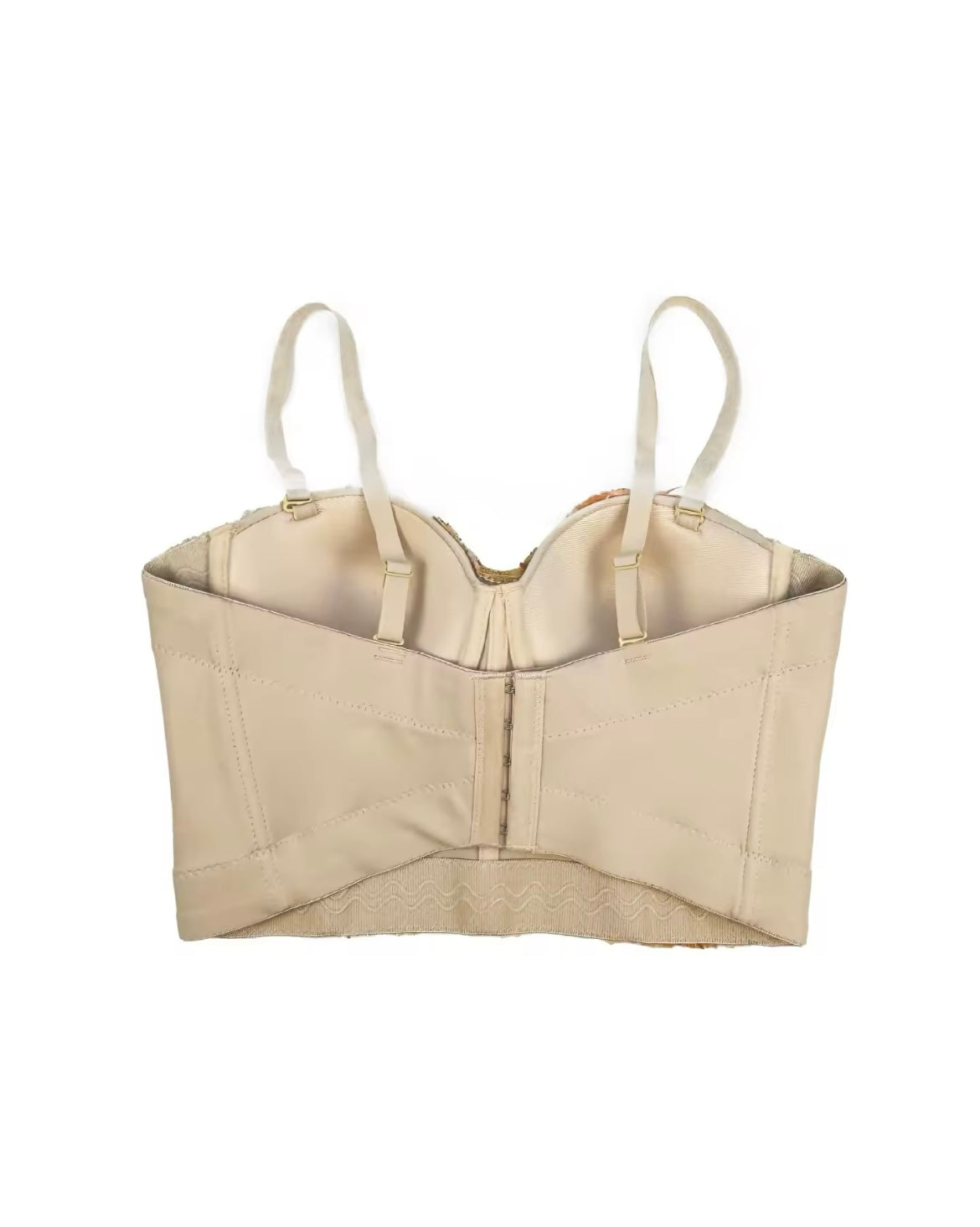 ‘OPHELIA’ Cream Embellished Corset Top