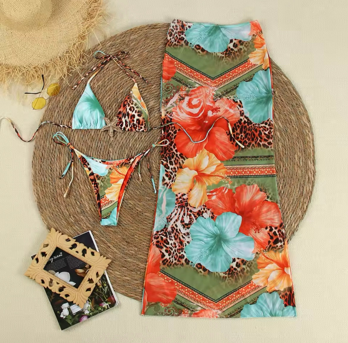 ‘CAPRI’ Three Piece Bikini Set