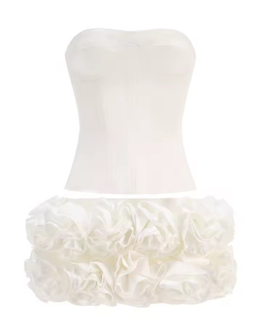 ‘LOVISA’ White Two Piece Set