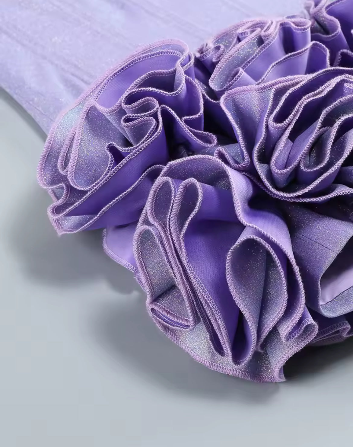 ‘PRIMROSE’ Lilac Glitter Mini Dress