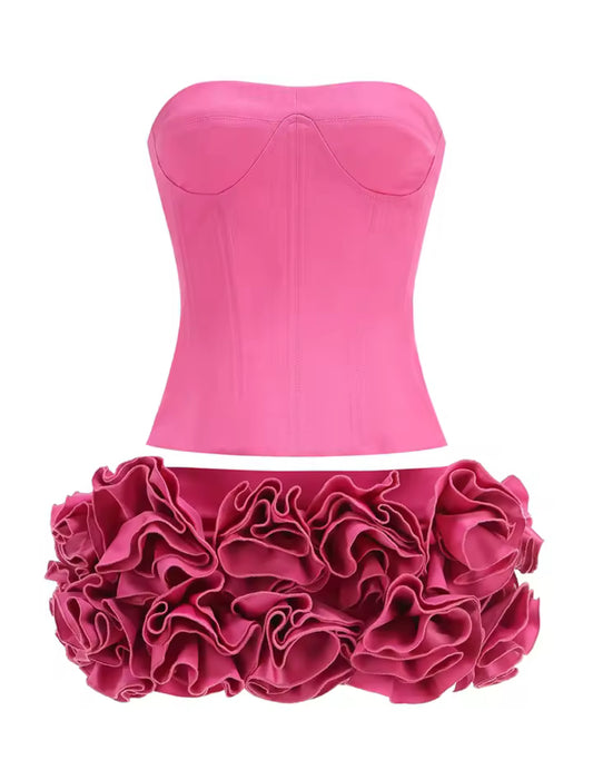 ‘LOVISA’ Pink Two Piece Set