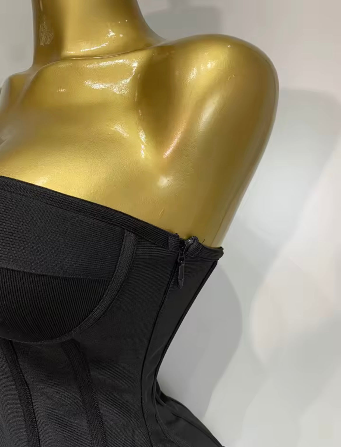 ‘ROSABELLE’ Black Mini Dress