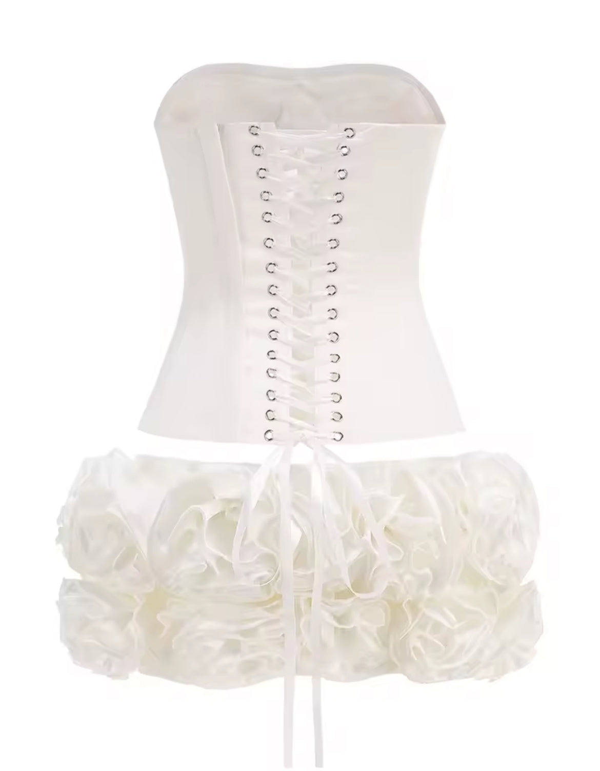 ‘LOVISA’ White Two Piece Set